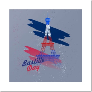 happy bastille day shirt Posters and Art